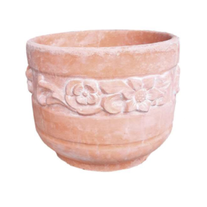 Vaso Flores Imitação de Barro