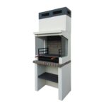 Churrasqueira Glass com painéis de vidro e design moderno.