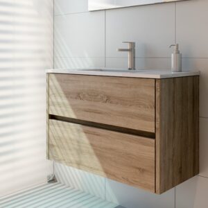 Móvel Axis Fundo Reduzido com Lavatório Cerâmico