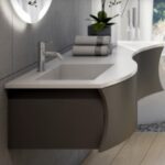 Móvel Curvatto com Lavatório Carga Mineral