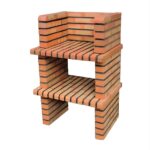 Churrasqueira Minus I em tijolo tradicional para churrascos ao ar livre