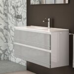 Móvel Hilton Fundo Reduzido com Lavatório Cerâmico