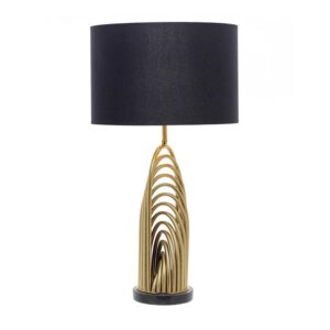 Candeeiro metal com abajur