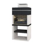 Churrasqueira Europa CH115 compacta em tijolo com grelhador de ferro incluído