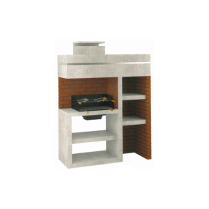 Churrasqueira Moderna CH406: robusta, elegante e com grelhador incluído.