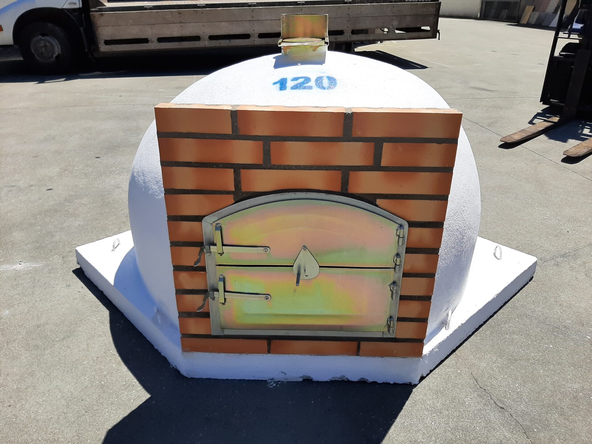 Forno a lenha de canto