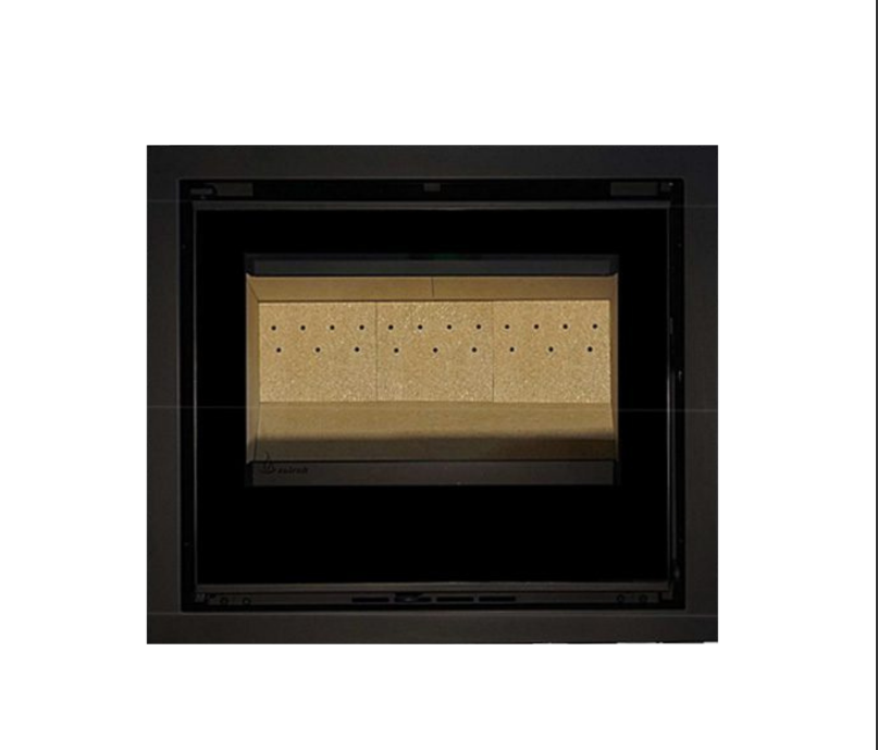 Recuperador de Calor Onix 600 Style Solrak com vidro panorâmico serigrafado e ventilação forçada