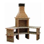 Churrasqueira Brick de canto