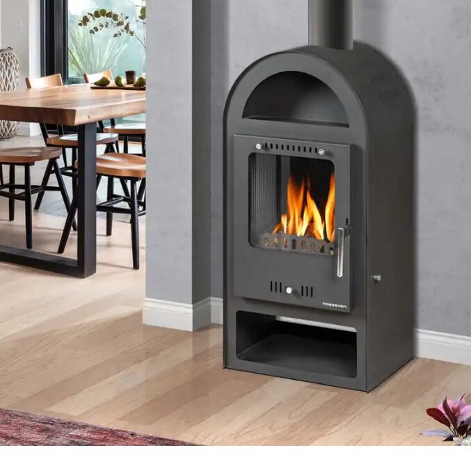 A salamandra EFES 5035 alia o estilo clássico à eficiência moderna. Ideal para aquecer qualquer espaço com conforto e elegância.