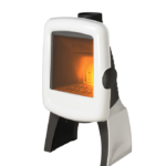 A Salamandra a Lenha Elo M 5 kW Hermética combina eficiência, conforto e design elegante.