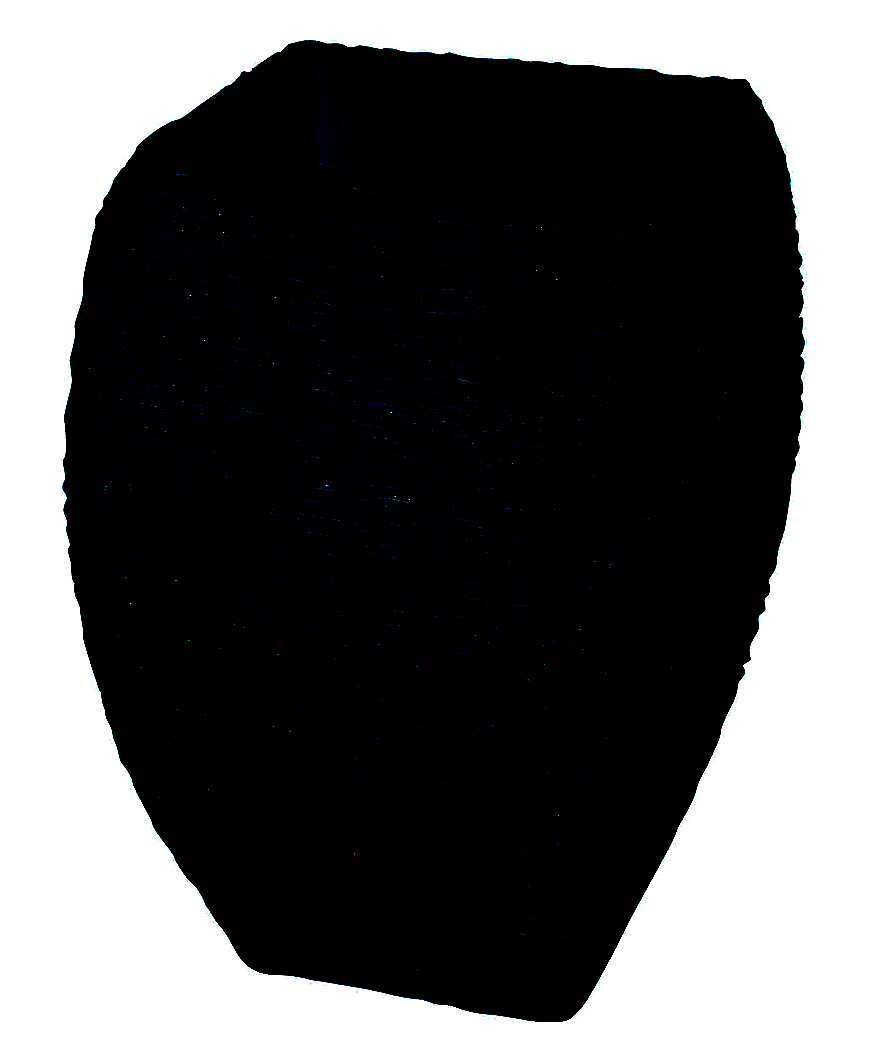 Vaso Quadrado em Betão com Acabamento Riscado – 37x37x60 cm | Várias Cores