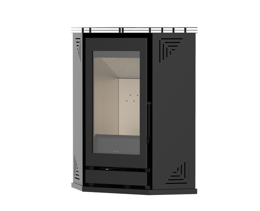 Salalamandra a lenha solzaima K4 com ventilação.